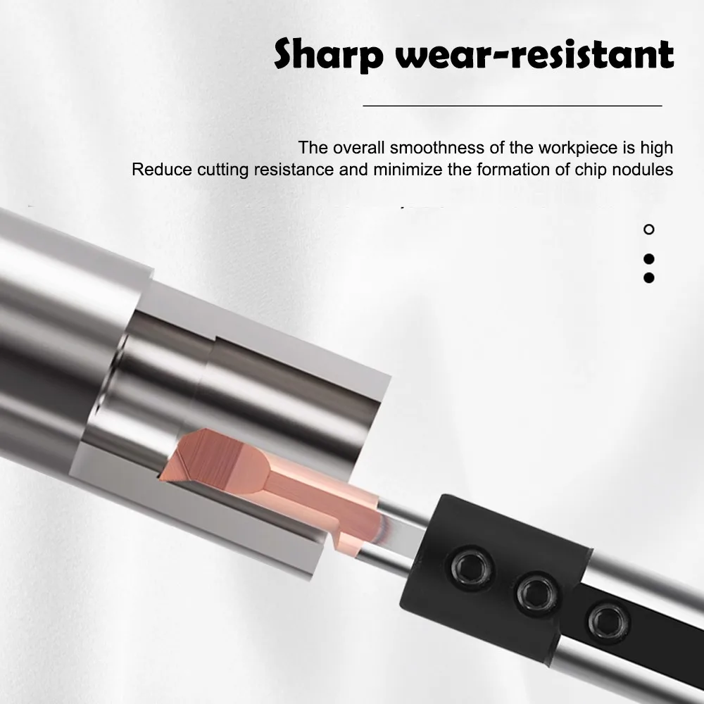 MPR Small Diameter Copy Boring Tools Tungsten Steel Carbide CNC Machine Seismic Resistant Inner Boring Hole Tool