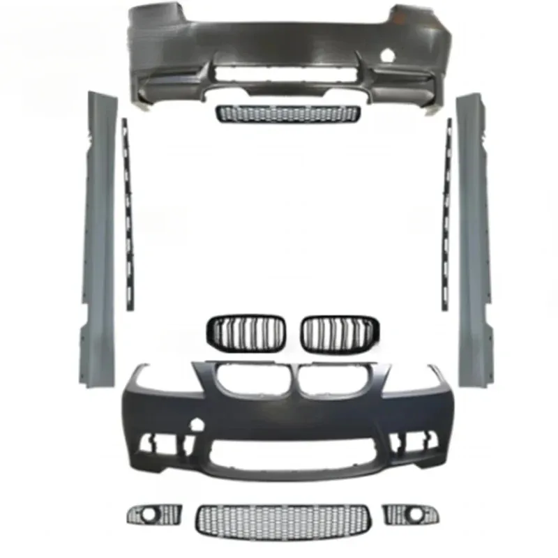 

Modification PP Plastic M3 Car Bumpers Front Bumper Side Skirts Upgrade 3 Series E90 Accessories E92 Body Kit for E90 E92