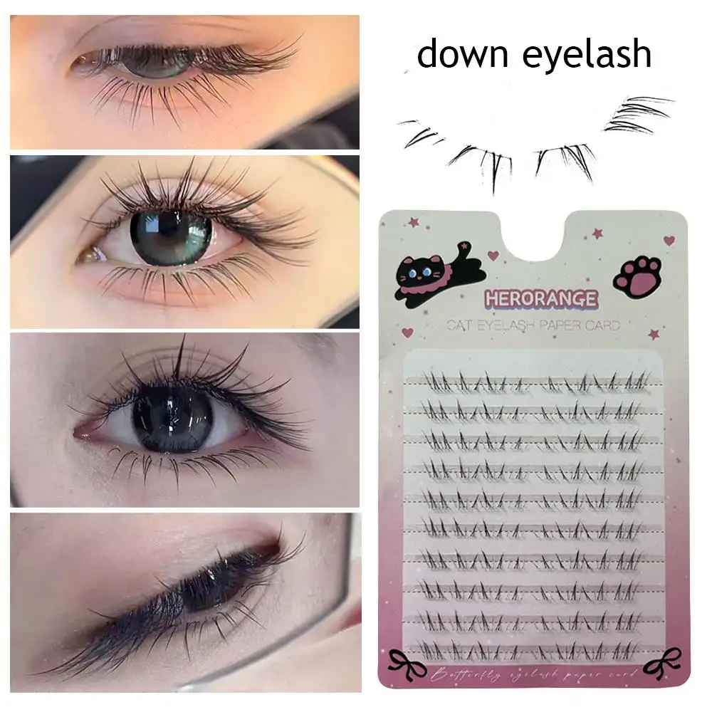 

Lash Extension Small Lash Grafting Decor Cat Eye Lower Eyelashes Soft Cluster Eyelashes Natural Daily Item Cute Under Eyelash