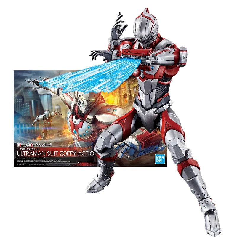 

Bandai Genuine Figure Ultraman Model Kit Figure-rise Standard Ultraman Suit Zoffy Action Collection Model Action Figure Kid Toys