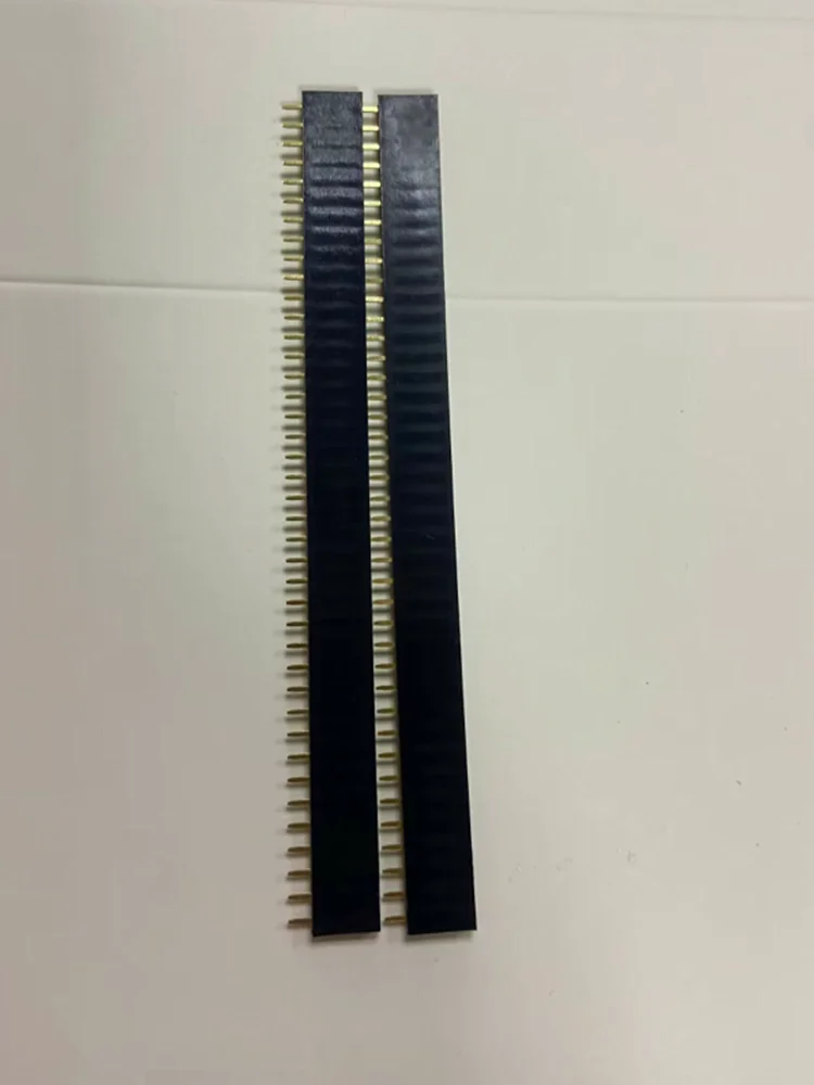 10PCS pitch 2.54mm 40 Pin Stright Female Single Row Pin Header Strip PCB Connector