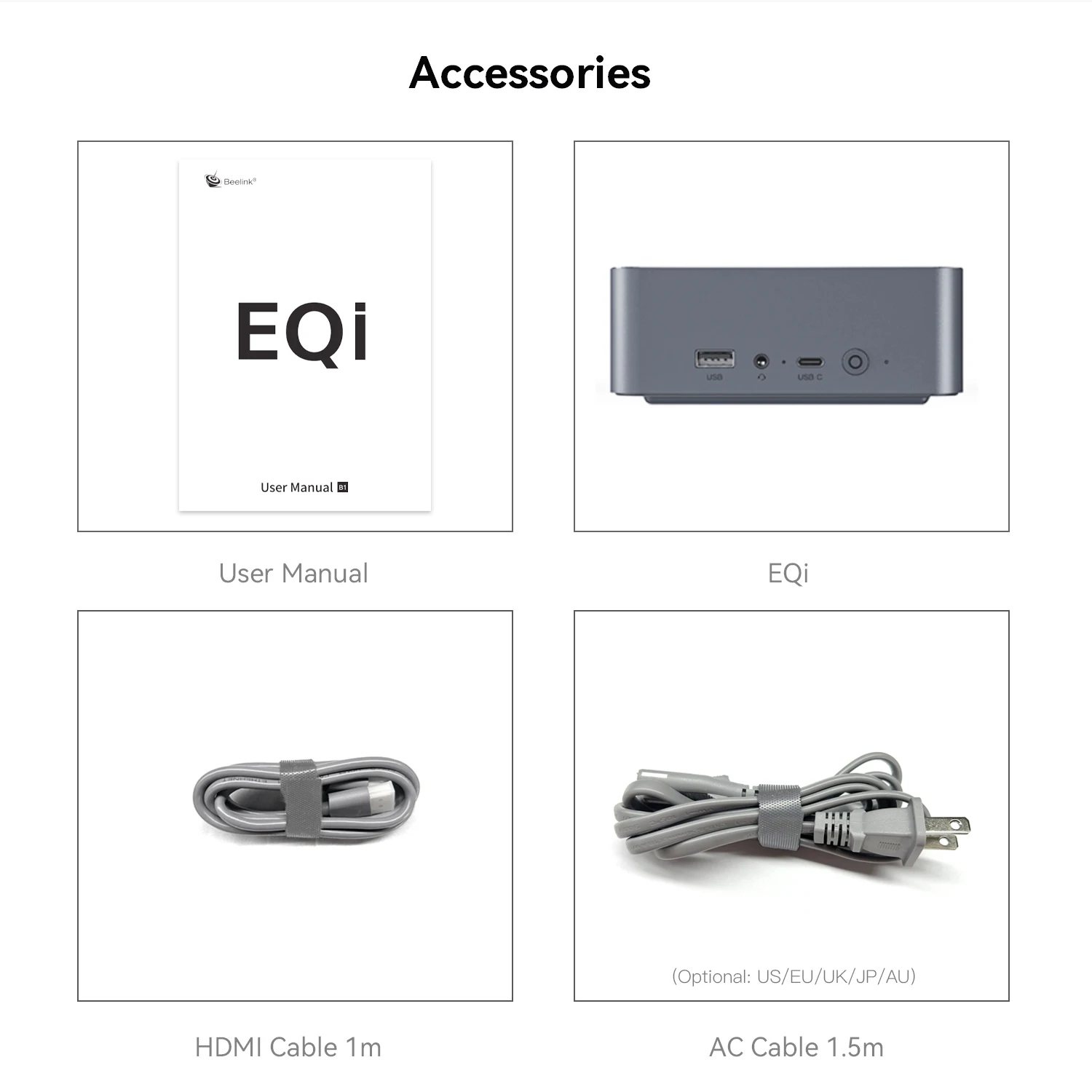 Beelink EQi12 bureau Mini PC Intel Core 1220P i5-12450H i7-12650H RAM 24GB LPDDR5 500GB 1TB SSD Wifi6 BT5.2 ordinateur de jeu