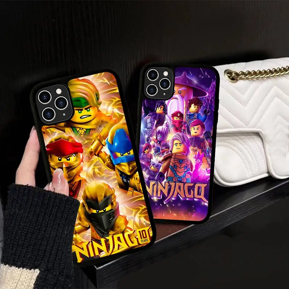 L-Lego N-Ninjago Handyhülle für iPhone 17 16 Pro Max Air 13 12 Mini 14 15 Plus 11 PC + TPU Rückseite
