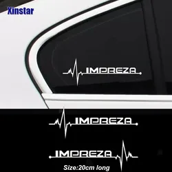 2pcs Car Windows Sticker For Subaru Impreza