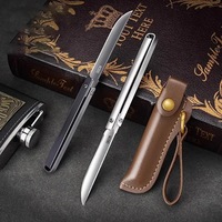 Mechanical rotating folding knife outdoor portable small knife fruit knife window breaker sharp self-defense knife