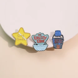 Childhood Anime Cartoon Characters Enamel Pins Clothes Backpack Cute Lapel Badge Metal Brooches Accessories Gift for Friends