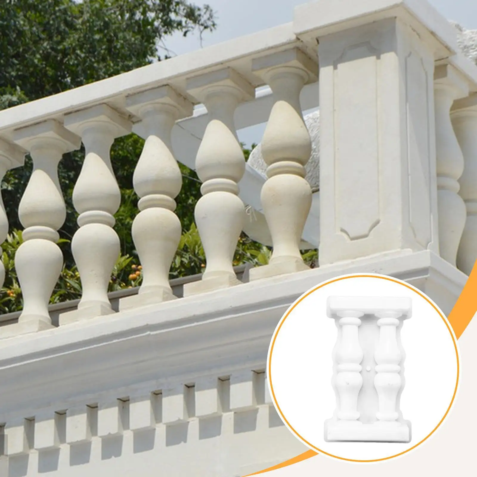 

Форма для римской колонны, многоразовая DIY литейная перила, пластырь, европейская римская форма для колонны для парка, балкона, сада, бассейна, уличных проектов