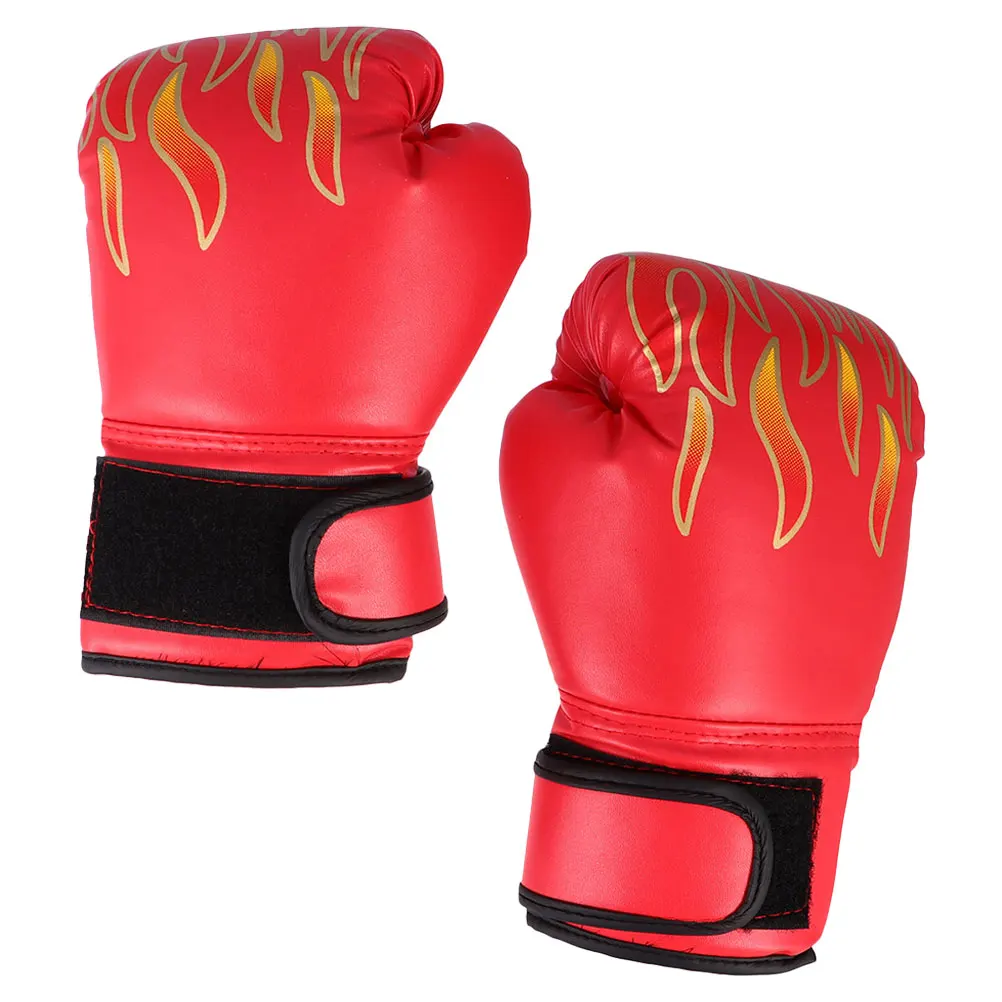 

1Pair Kickboxing Gloves Reliable Durability Strong Padding Support for Adult Training Sparring Boxing Mitts Lightweight