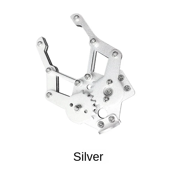 Silver Bracket Robotic Part Accessory Platfrom U Beam Servo Bracket For Standard Servo Steering Bearing Bracket DIY Parts Robot