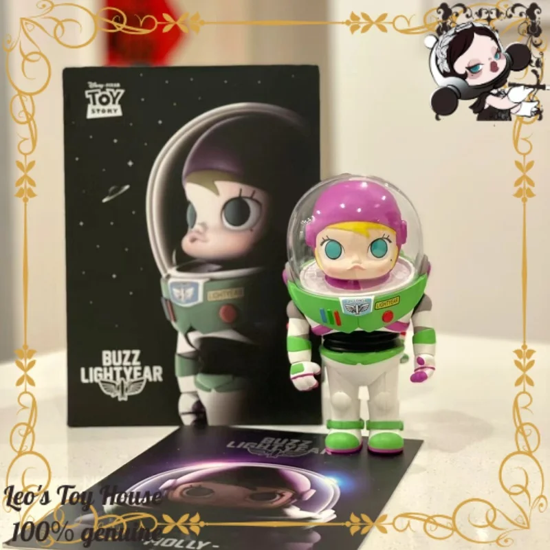 

Genuine POP MART MOLLY Co-branded Buzz Lightyear Astronaut Trendy Figure Ornament High-end Collection Art Decor Gift Customized