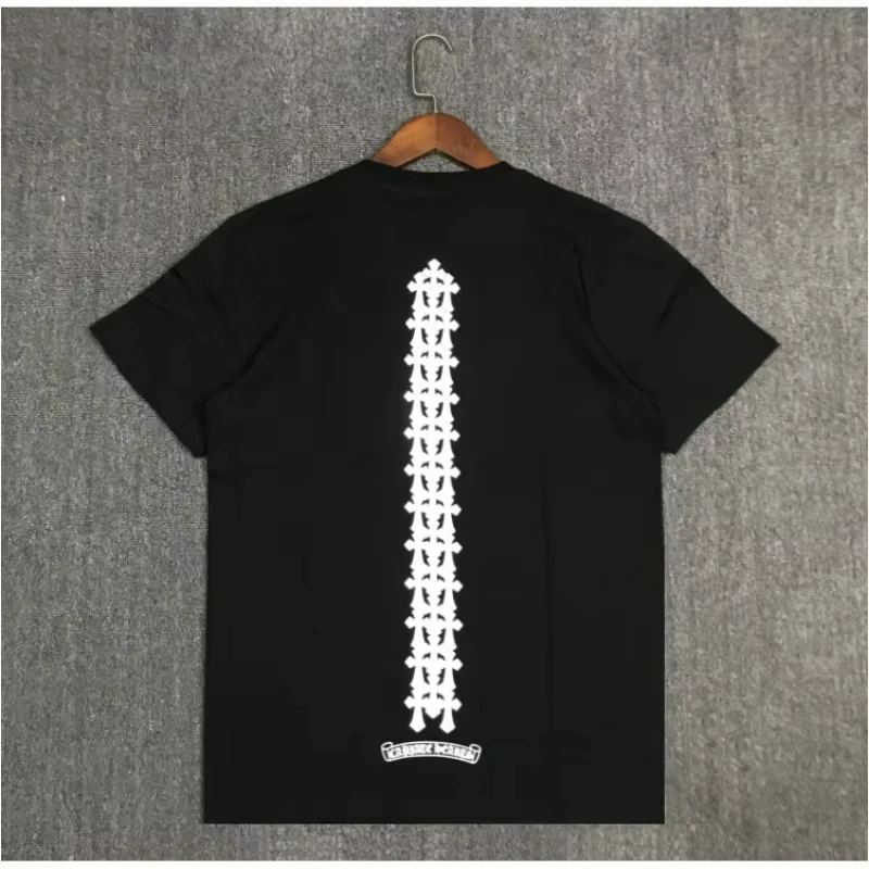

2025 Summer Fashion Trend New Cotton Print Fashion High-end Brand Men's and Women's Fashion Brand Short Sleeve T-shirt