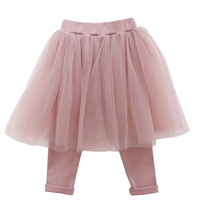 Girls Skirts Pants 2022 New Girls Leggings Baby Girl Clothes Children Mesh Ball Gown Skirt Long Trousers BC895