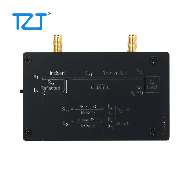 TZT 50KHz-3GHz/900MHz 4/2.8/3.2 In Screen Vector Network Analyzer Meter Antenna Analyzer SAA-2N NanoVNA V2 z metalową obudową