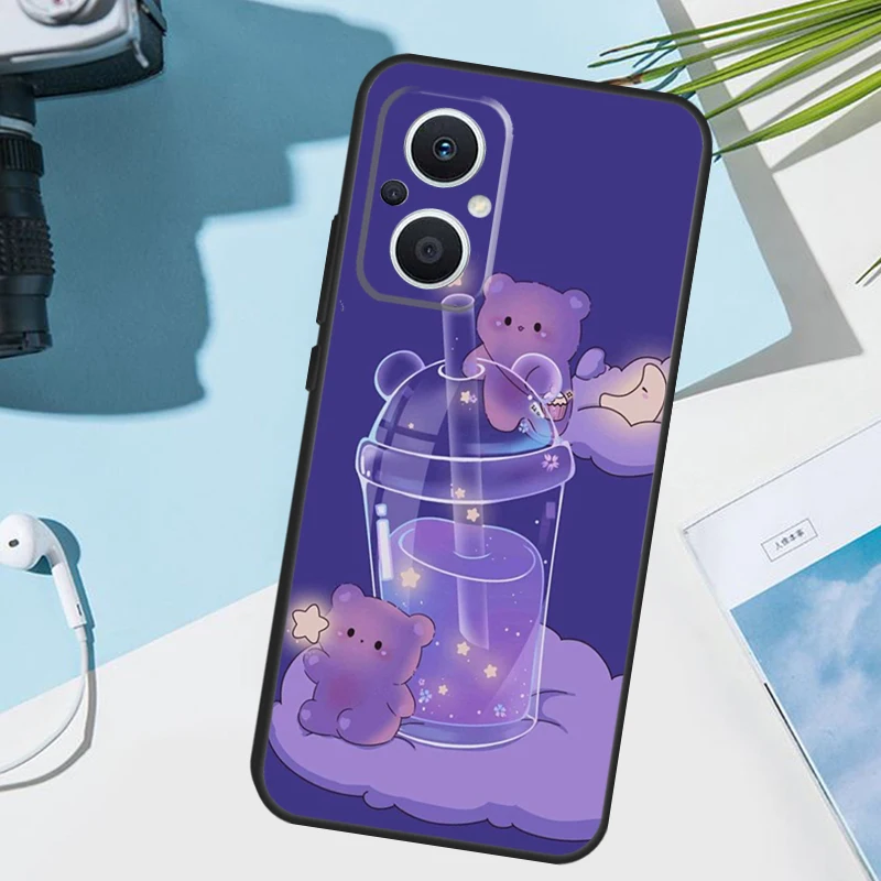 غطاء جمالي أرجواني لهاتف OPPO Reno 14 F 12 11 10 13 Pro 11F 12F 13F 7 8 Lite OPPO Find X8 X6 X5 X9 Pro #2