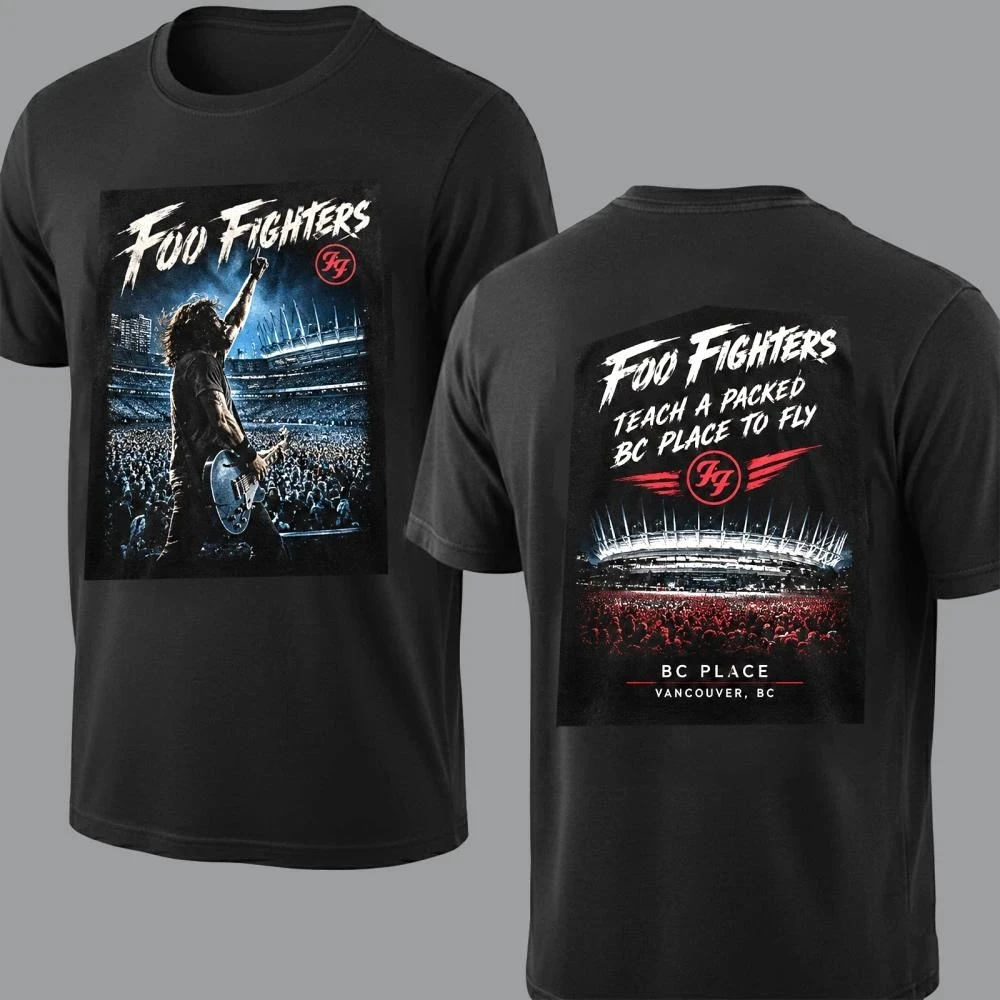 2026 Foo Fighters of All People Live Video T-Shirt, Rock Music Graphic Tee, New Live Track Fan Unisex Concert Top