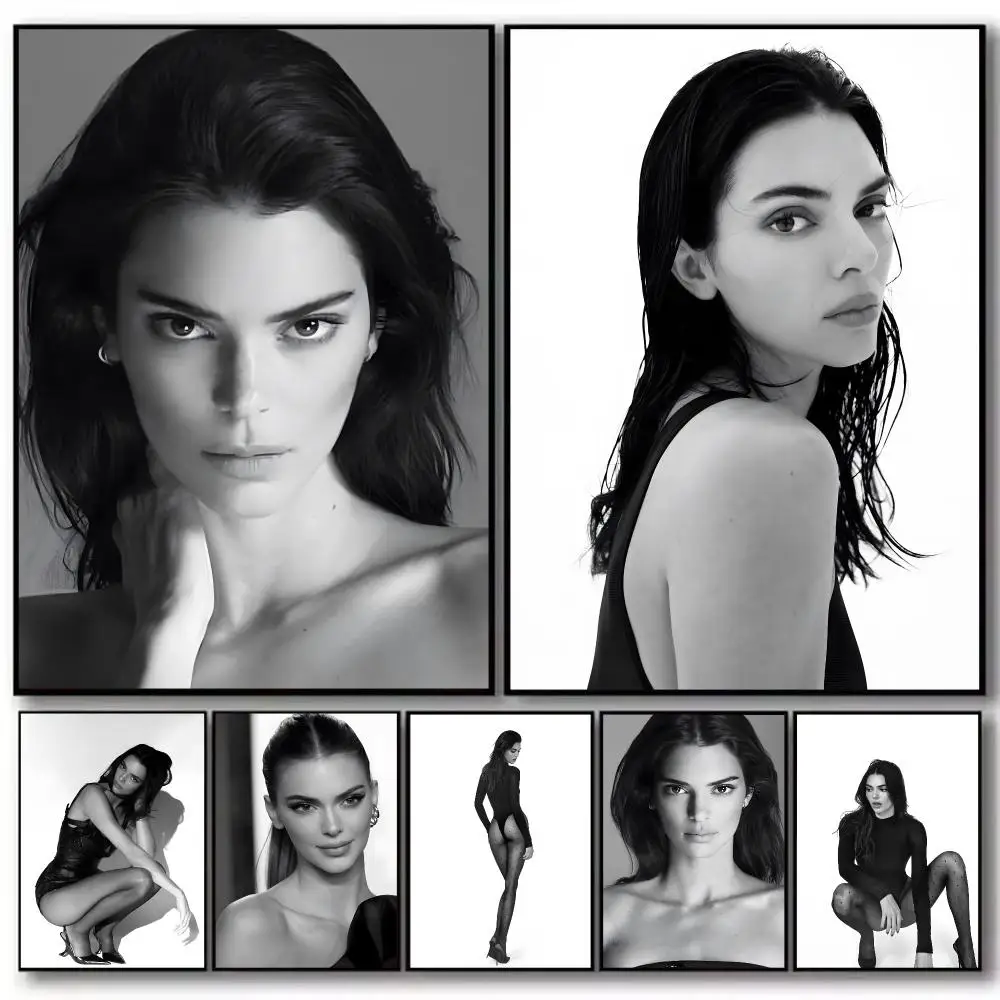 Celebrity Kendall Jenner Poster High-definition  poster stickers, suitable for bedroom, living room, home decoration