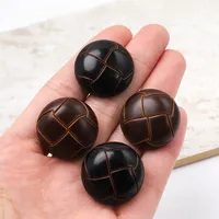 10pcs Creative Crack Pattern Buttons 15/21/25mm Round Plastic Shank Buttons Woman's Coat Buttons
