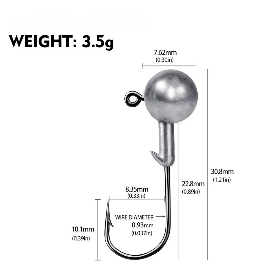 1g 2g 3,5g 5g 7g 10g 12g 20g Kurbel Jig Kopf Haken Angelhaken Kopf Jig Locken Harten Köder Weichen Wurm Angelhaken Jig Haken Für Angeln – Detail 13