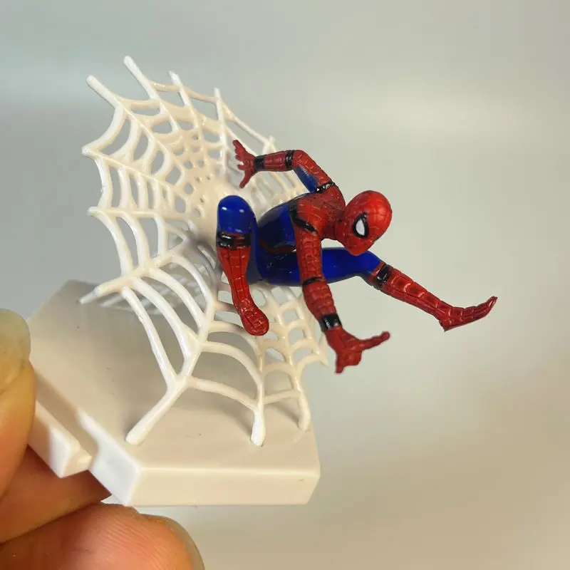 Figuras de Los Vengadores de Marvel para niños y niñas, Spiderman, modelo de dibujos animados creativo personalizado, adornos, Juguetes