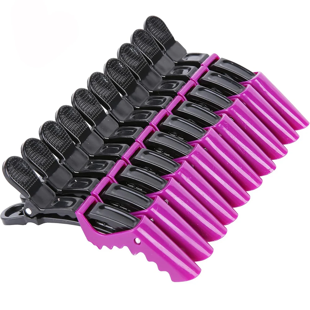 10PCS Hair Clips for Women – Wide Teeth & Double-Hinged Design – Alligator Styling Sectioning Clips of Professional Hair Salon