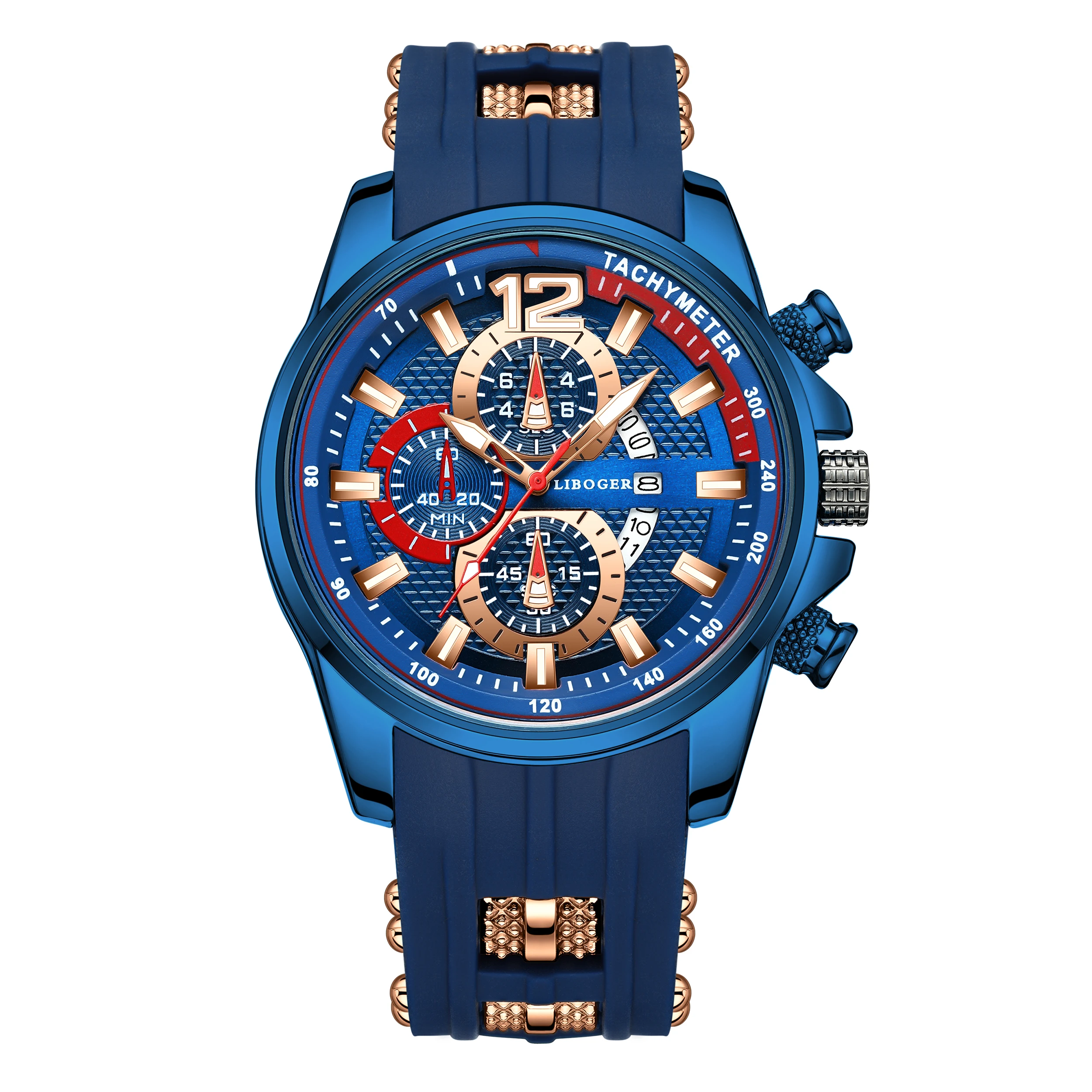 

Авто Дата Деловые Мужские Часы Высокое Качество Модный Большой Циферблат Силиконовый Ремешок Спортивные Кварцевые Часы Мужские Подарки Новая Горячая Распродажа