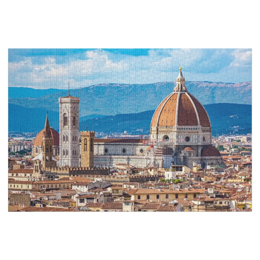 Florence Cityscape Jigsaw Puzzle Custom Photo Children Personalized Gift Wood Animals Puzzle