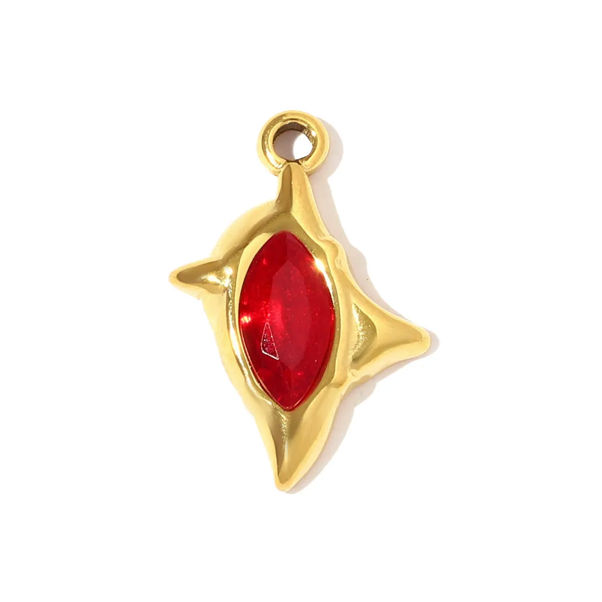

3Pcs/Lot Stainless Steel Zircon Star Charms Enamel Heart Pendant For DIY Making Bracelet Necklace Accessories Wholesale