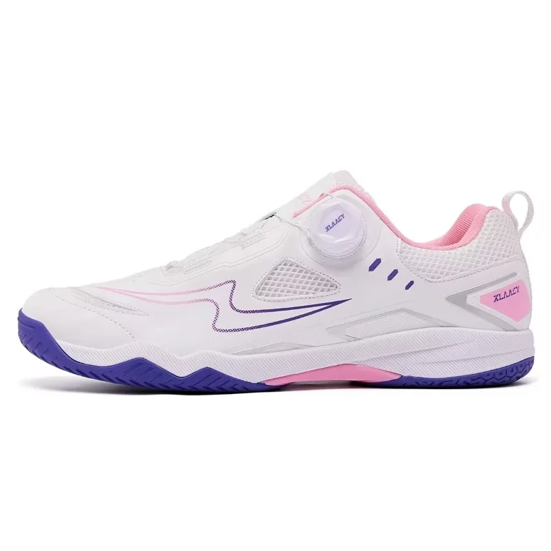 New Men's and Women's Spinning Table Tennis Shoes Breathable and Non Slip Men's Competition Training Shoe Durable Tennis Shoes