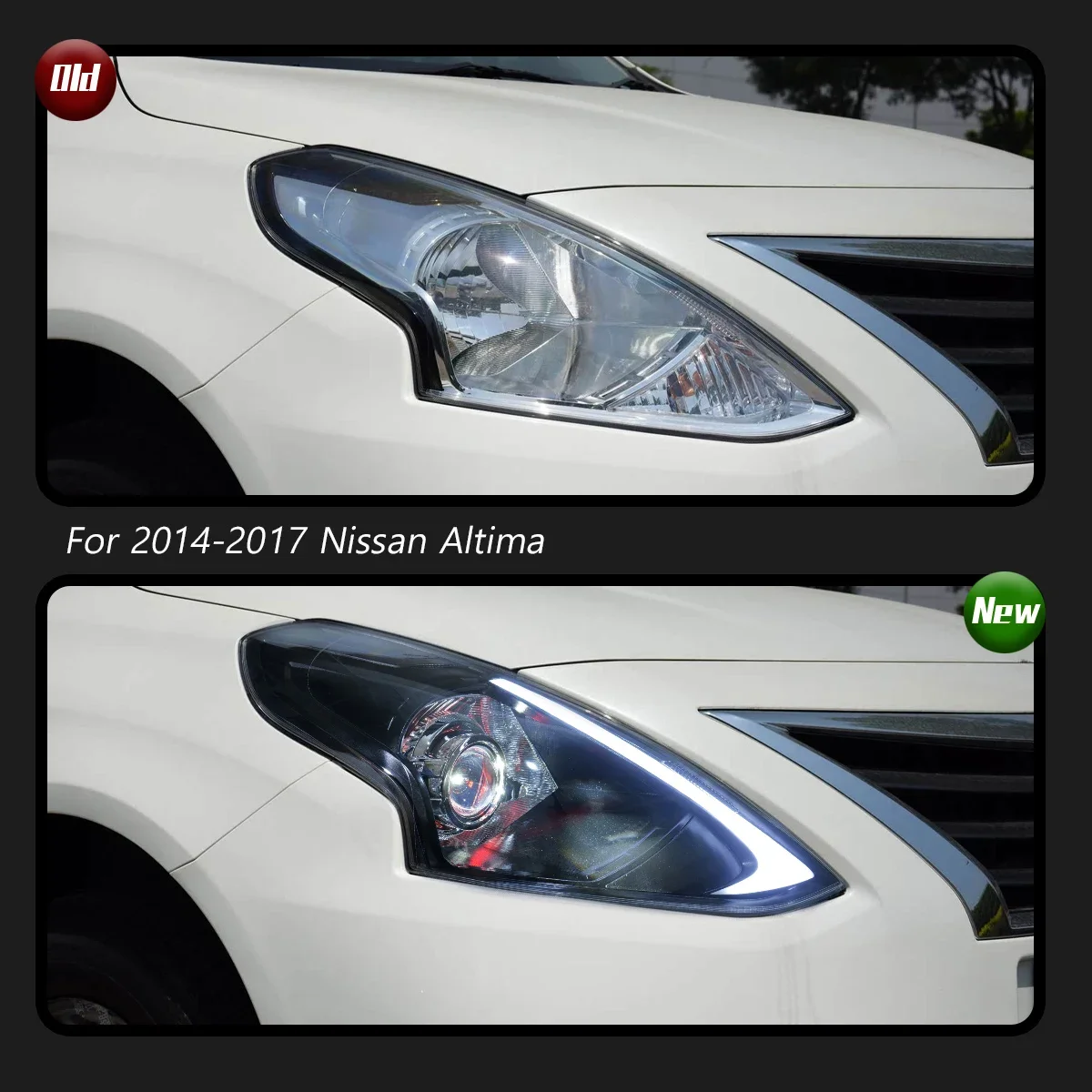 

TYPY новая светодиодная фара, обновленная, модифицированная для Nissan Altima, фара 2014-2017, динамический сигнал, автоаксессуары