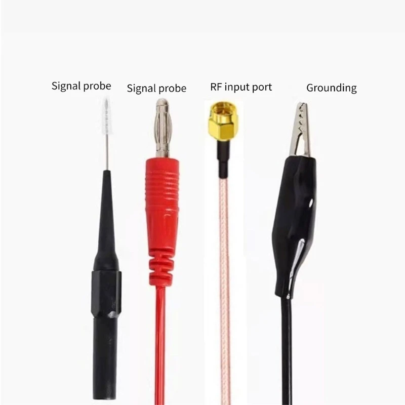 Máy phân tích quang phổ Giao diện SMA Đầu dò dao động kế Chì kiểm tra Cáp dây Bút Máy phân tích quang phổ mạch điện tử