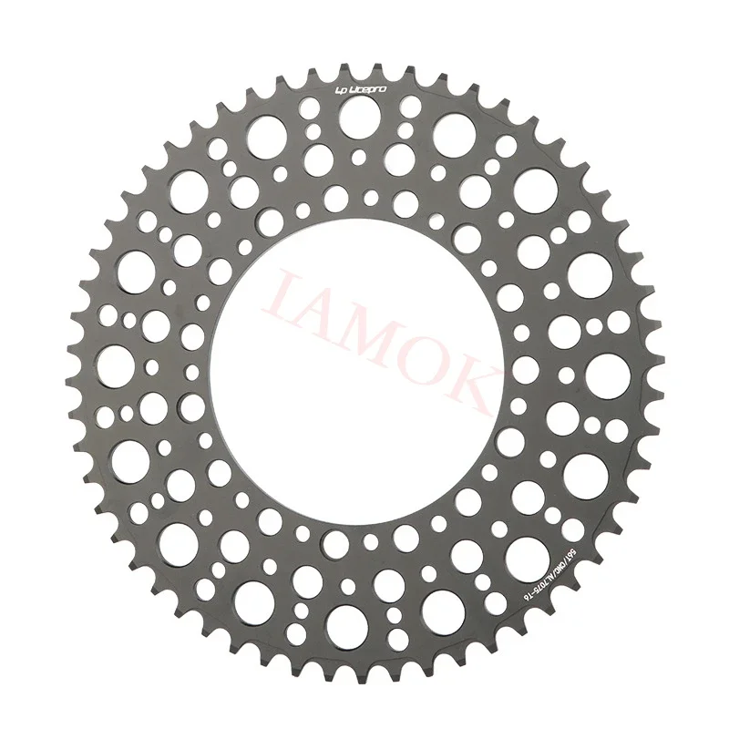 LITEPRO Starry Sky Bubble Chainring 52/56/58T Folding Bike Aluminum Alloy Chainwheel Chainrings 130BCD Iamok Bicycle Parts