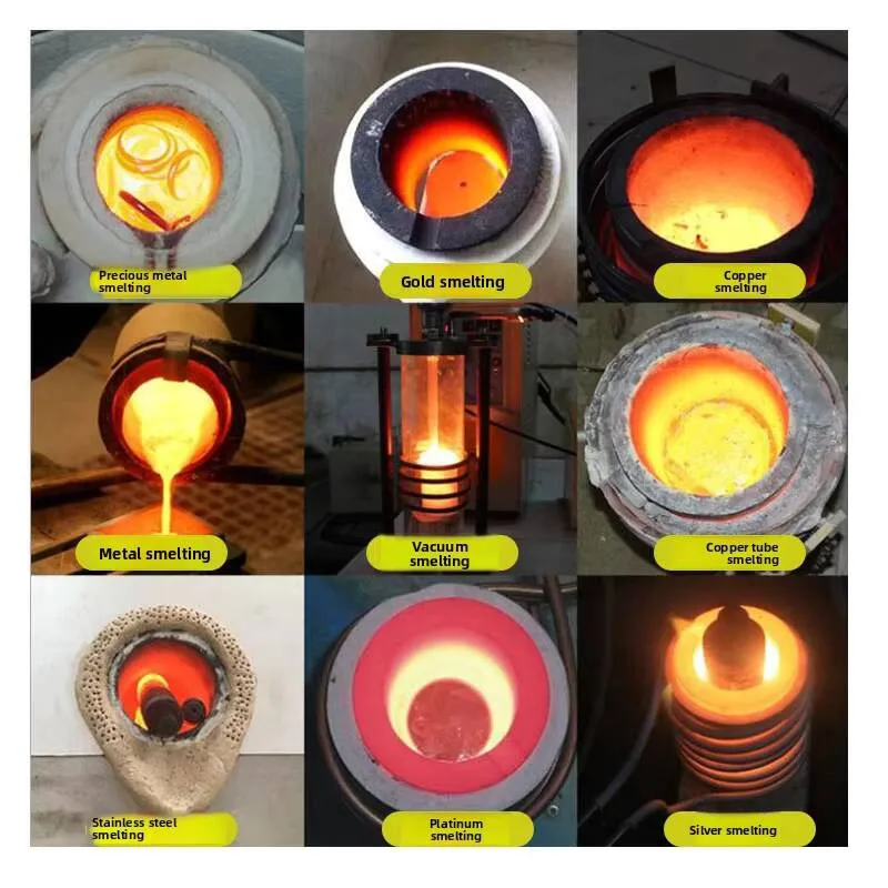 Taiguan Medium Frequency Melting Furnace for Gold Silver Copper Aluminum Lead Iron Steel Activated Carbon