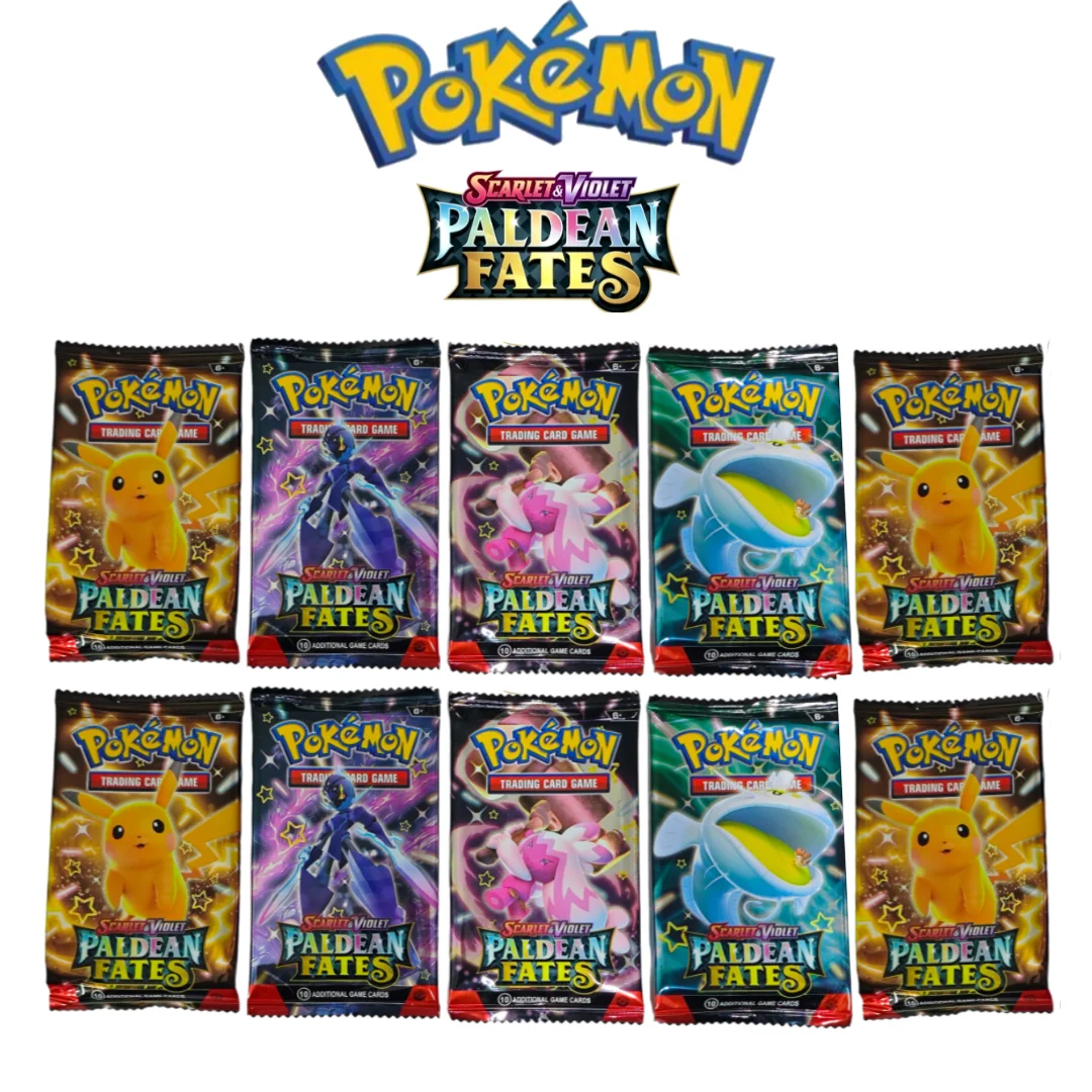 100 stuks Engelse Pokémon TCG Mega Evolution Ascended Heroes Booster Packs, verzegeld, verzamelbaar cadeau voor het kaartspel
