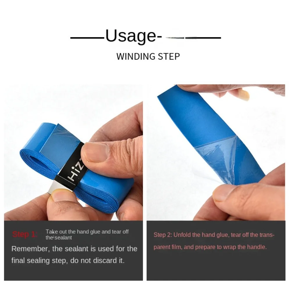 

Эластичная лента для удочек, лента для ракетки, липкие ручки для ракетки для бадминтона, дышащая повязка для пота