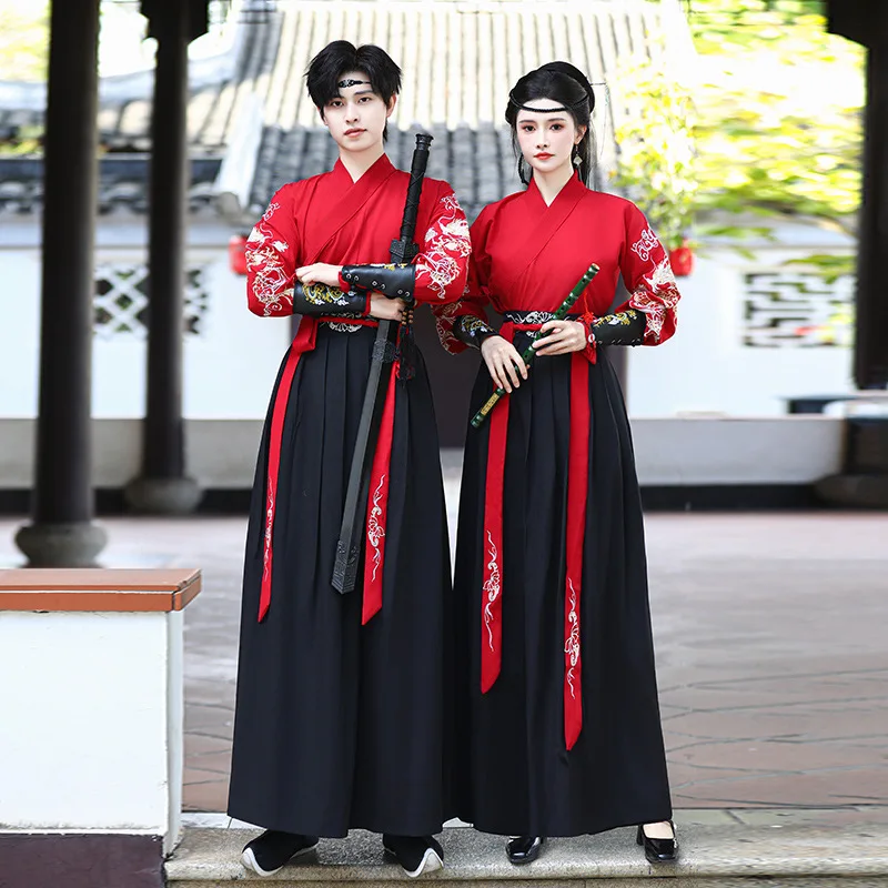 

Hanfu Men Ancient Chinese Traditional Robe Carnival Halloween Cosplay Costume Hanfu Outfit Men Han Dynasty Swordsman Folk Dress