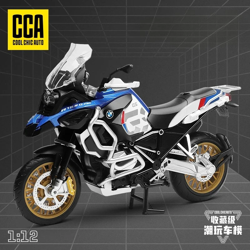 1:12 R1250 GS ADV Adventure Touring Alloy Die-cast Car Motorcycle Model Toy Gift Die-cast Static Motorcycle Model