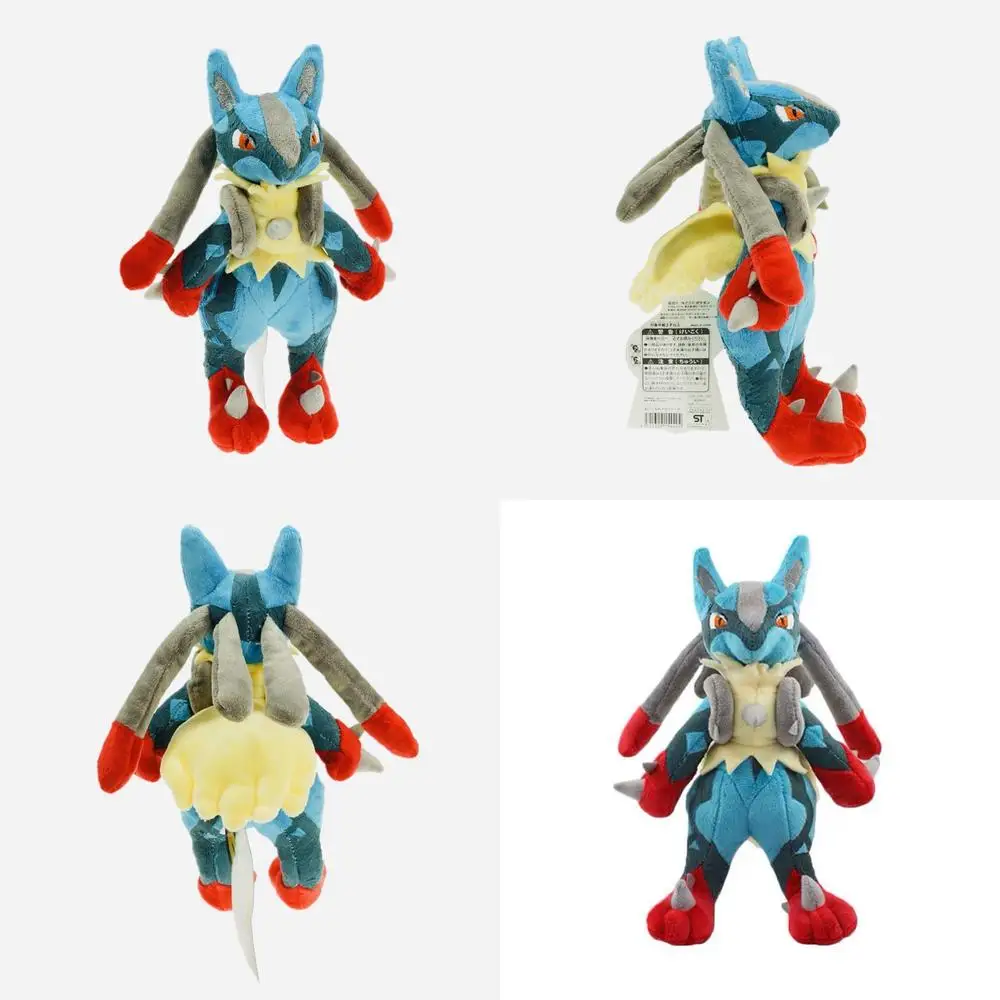 

Kawaii 25cm Large Plush Toy Stuffed Doll Ultra Evolved Lucario Luriou Evolution Cute Kids Birthday Gift Plushie for Children