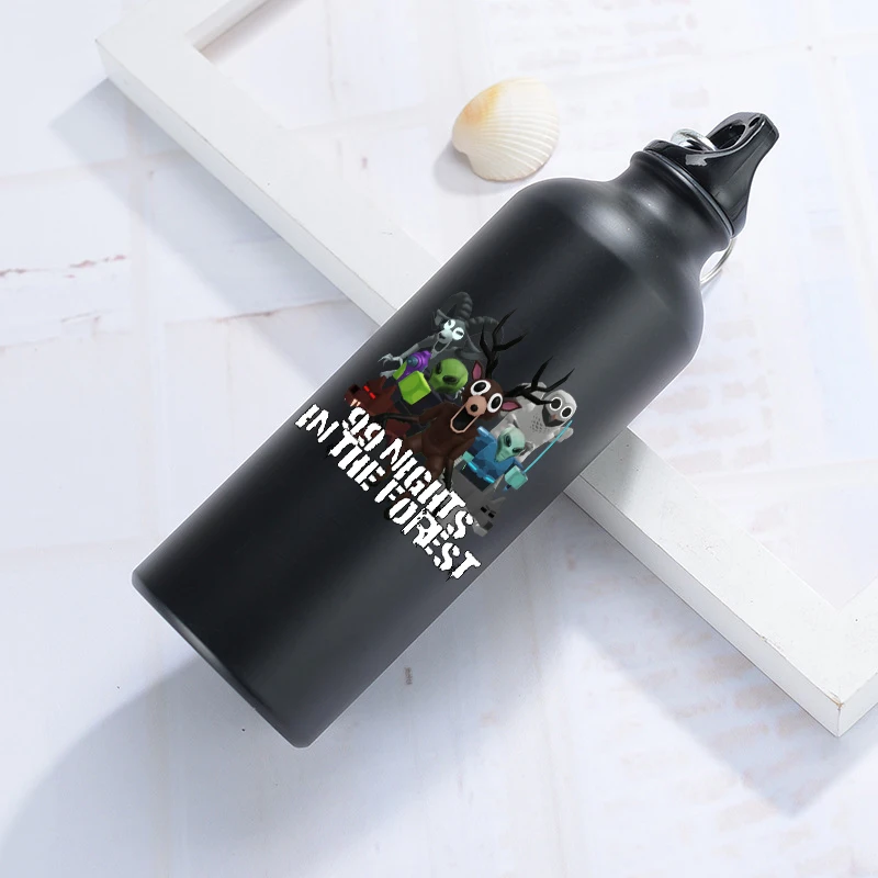 500ML 99 คืนในป่าขวดน้ำกีฬาแบบพกพาความจุขนาดใหญ่ขวดน้ำพิมพ์ลายอนิเมะทันสมัยของขวัญวันเกิด
