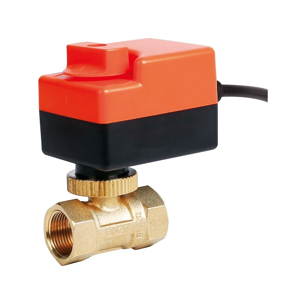 

AC220V Normal Closed Solenoid Actuator DN20 CE Certified IP44 PN16 Hand Electric Integration Brass Ball Valve for Water Air