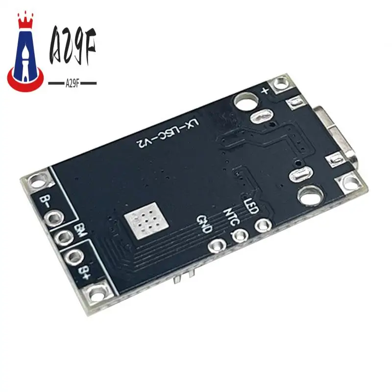 

A29F-5PCS Type-C BMS Модуль повышения зарядки литиевой батареи 8,4 В 12,6 В со сбалансированной поддержкой Быстрая зарядка с индикатором