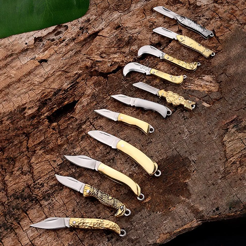More Thicken Foldable Mini Knife High Hardness Sharp Metal Pocket Knife Cutter Home Hand Tools