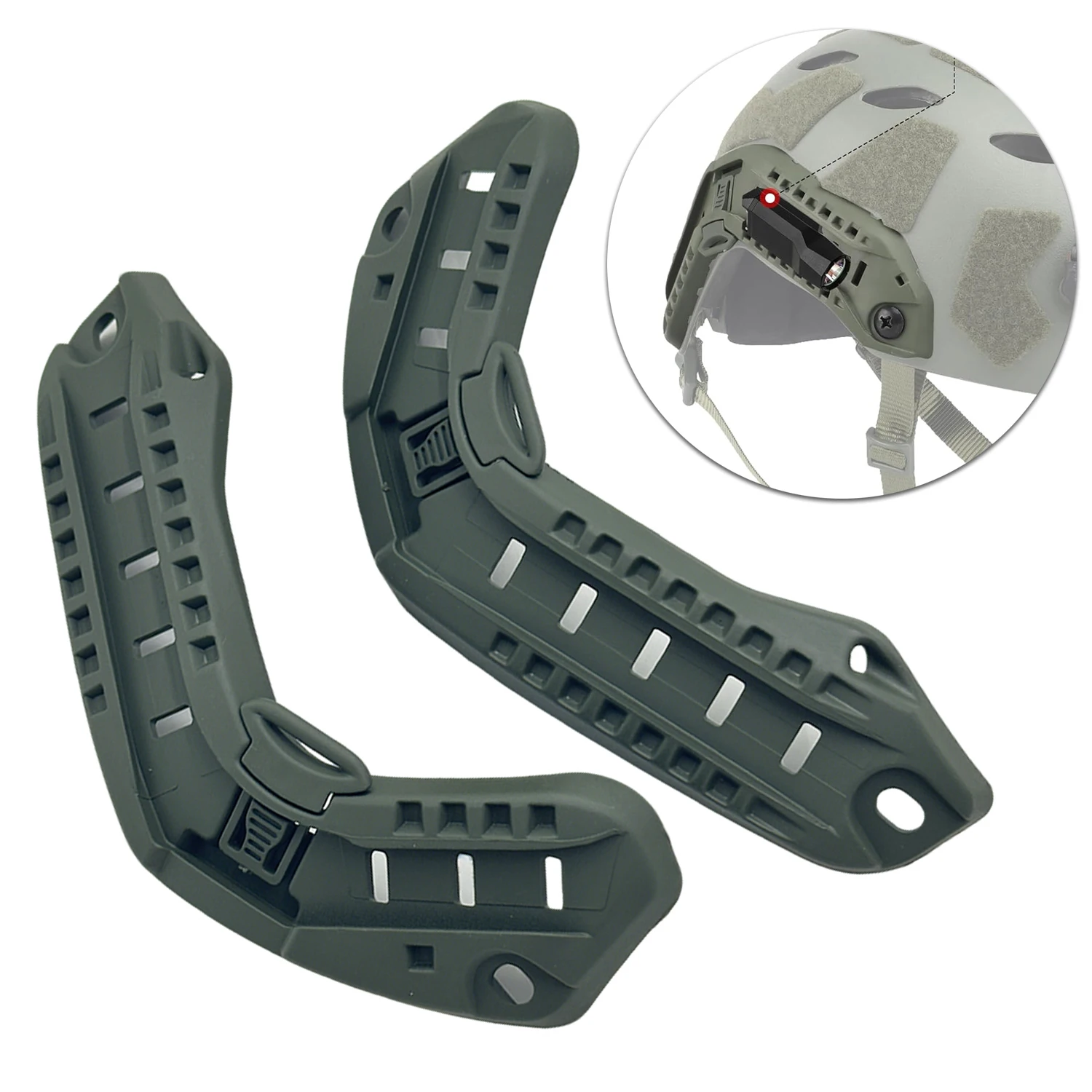 

Тактический шлем MICH2000, боковая направляющая, ARC, направляющая для крепления на шлем, охотничий велосипедный шлем, страйкбол, Mich 2000, аксессуары для адаптера шлема