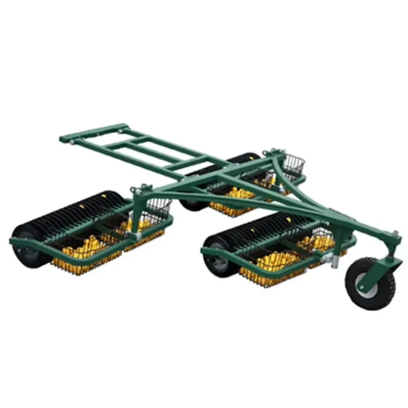 Konday Golf Course Equipment Golf Range Picker 3 Section Range Ball Pick up Machine Golf Driving Range Equipment