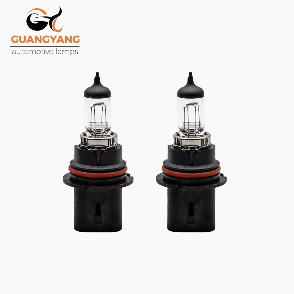 2 Pcs 9004 hb1 12V 60/55W 3350K Warm White Clear Standard Lights Car Headlight Auto Lamps Halogen Bulbs