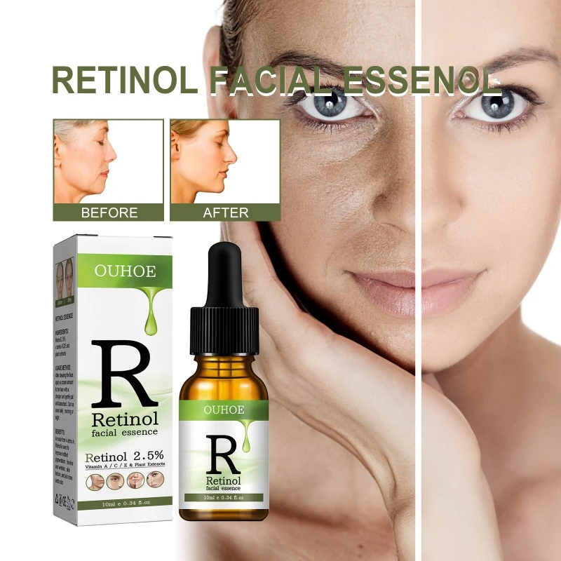 

Retinol Essence Facial remove wrinkle firming brightening repair fine lines around eyes nasolabial folds Anti Aging face Serum