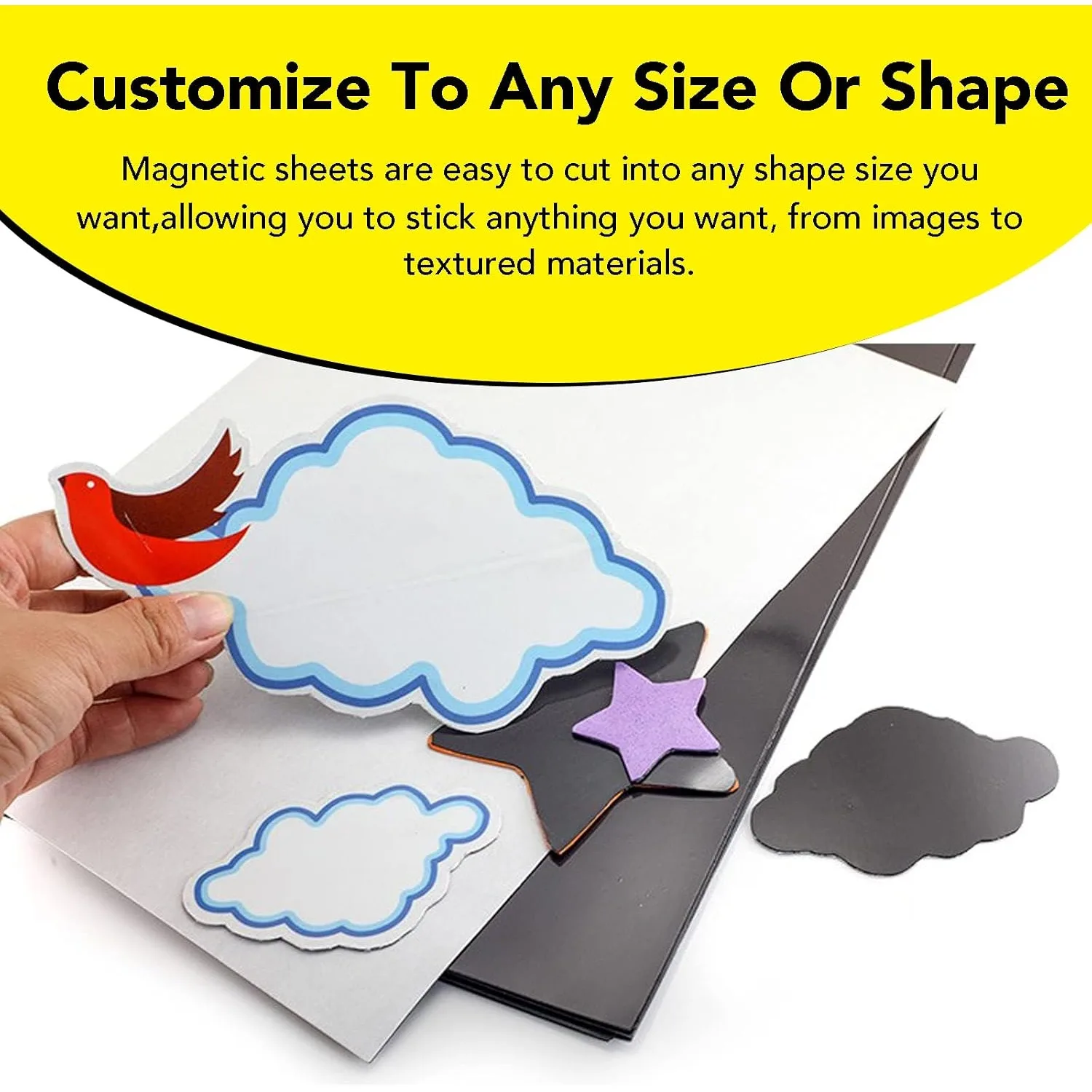 Flexible Magnetic Sheets for Photo Display, 5/10/20 Pcs