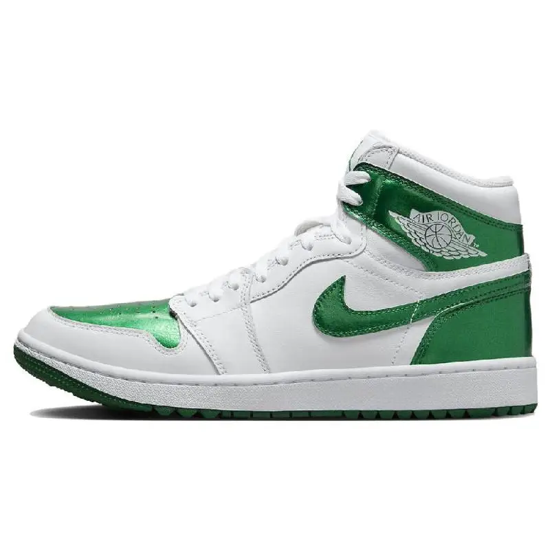 Nike Jordan 1 Retro High Golf Metallic Green Sneakers shoes DQ0660-130