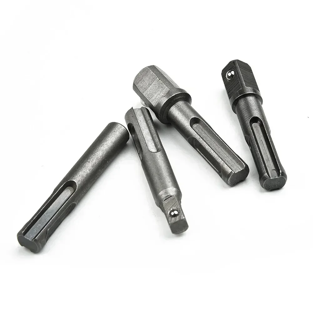 

4pcs 0.2/0.4/0.5inch Hammer Drill Adapter Impact Driver Socket Hex Universal Bit Chuck Electric Tool Accessories