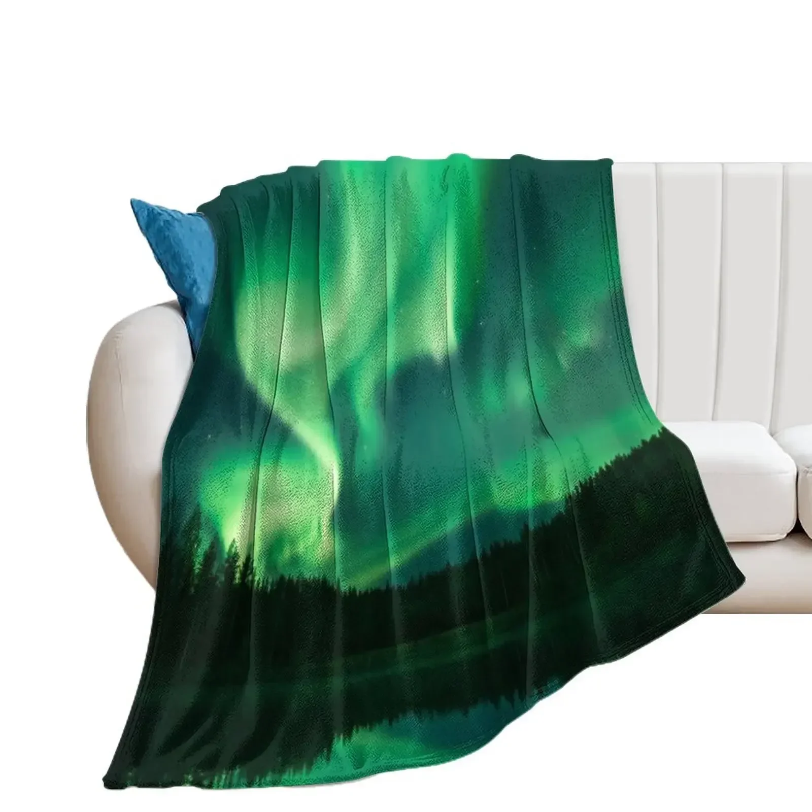 

Northern lights Throw Blanket Large Luxury St Flannels Blankets