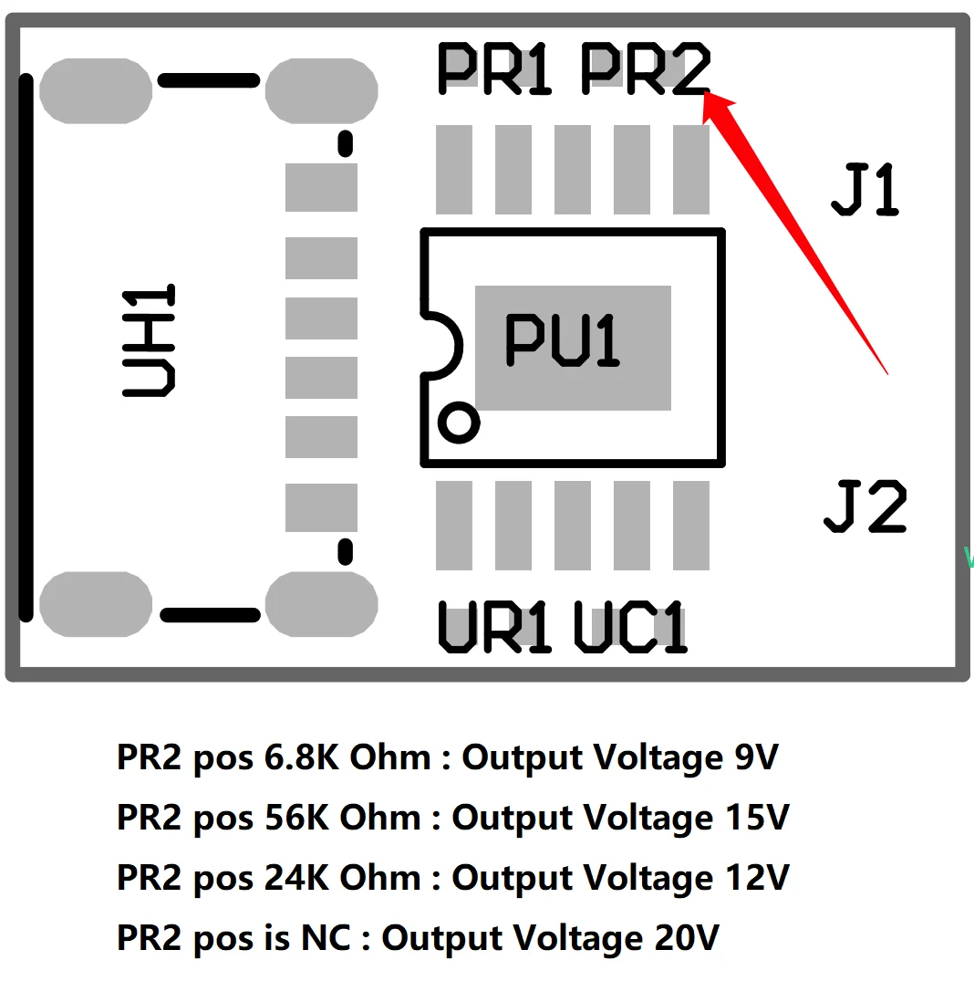 CH224K Trap Development Board Support PD3.0/2.0 BC1.2 Voltage Output 9V/12V/15V/20V